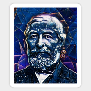 Jean Charles Galissard de Marignac Dark Night Portrait | Jean Charles Galissard de Marignac Artwork 15 Sticker
